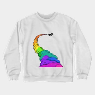 Rainbow Broomstick Crewneck Sweatshirt